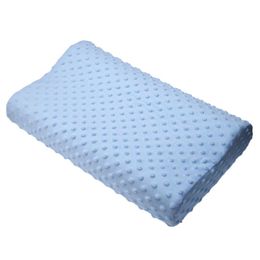 Wholesale- Memory foam pillow care new 3 Colours Orthopaedic Latex Neck Pillow Fibre Slow Rebound Memory Foam Pillow Cervical Therapy