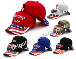 6 types High quality American sun Hats Donald Trump 2020 Republican Snapback Sports Hats Baseball Caps USA Flag Adults Mens Womens Sport Hat