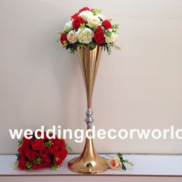 Gold iron plinths stand flower stand wedding pillar column for event wedding decoration pedestal cylinder stand decor740