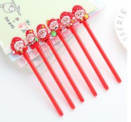 christmas pen set stationery cartoon Series Creative Neutral Black 0.5MM Student Writing Tools Gifts Office School Supplies