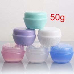 50G Cream Plastic Makeup PP jar containers ,Empty Cosmetic Container,Small Nail Art Cans,MINI Jar1.7oz plastic DIY jars