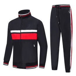 France brand Designer Mens Tracksuits survetement pour homme Autumn winter mens sports jacket Zipper cardigan sweater man casual Golf clothing