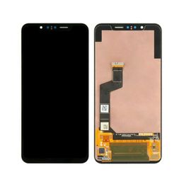 Lcd Display Screen Panels For LG G8s ThinQ 6.21 Inch G OLED Capacitive Touchscreen Mobile Phones Replacement Parts Black