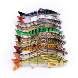 Manufacturer Supply ABS Saltwater Jig Fishing Tackle Lure, In Stock Multi Jointed Swim Bait with 12cm/15.2cm/25.5cm