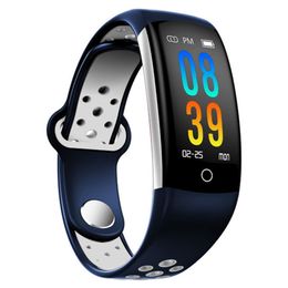 Q6 Fitness Tracker Smart Bracelet Blood Oxygen Monitor Smart Watch Blood Pressure Waterproof IP68 Smart Wristwatch For Android IOS iPhone