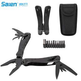 Folding Pincers - Multi-Function 12 in 1 Mini Tool Cable Cutter Bottle Opener Screwdriver Saw
