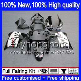 Body For KAWASAKI ZX-9R ZX900CC ZX 9R 9 R 900 2000 2001 2002 2003 216MY.18 ZX900 ZX9 R 900CC ZX9R 00 01 02 03 Black west Full Fairing