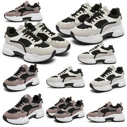 Women Running newTop Platform Shoes top Triple Grey Black Browm White Mesh Comfortable Breathable Trainer Designer Sneakers Size 35-40