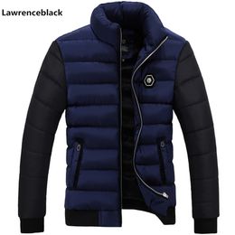 New 2018 Brand Winter Jacket Men Thick Warm Down Jacket Mens Winter Outerwear Zippers Down Parka Mens Solid Puffer Coat 8809