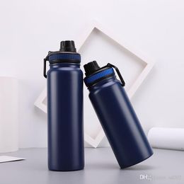 Stainless Steel Insulated Tumblers High Capacity Water Bottle Carrying Rope Motion Vacuum Cup Boy Girl Student Kettle Hot Sale 19tjE1