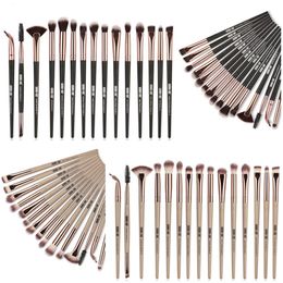 15PCS Makeup Brushes Cosmetic Eyeliner Eyebrow Eyeshadow Foundation Make Up Brush profession Fashion Brushes 2 Colors