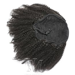 Vmae 140g 4B 4C Ponytail 12 to 26 inch 100% Unprocessed Virgin Hair No tangle No Shedding Natural Color Brazilian human hair