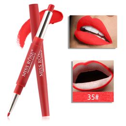 MISS ROSE Lipstick Set Sexy Beauty Long Lasting Waterproof Pigment Matte Lipstick Pencils Moisturizer Lips Makeup Kit DHL Free