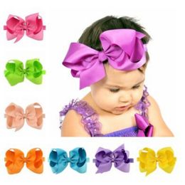 20 Colours cute baby girls solid Colour bow hairband children fashion hair accessories baby girls headband