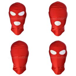 Bondage Head Mask Fetish Restraint Roleplay Headgear Halloween Hood #R43