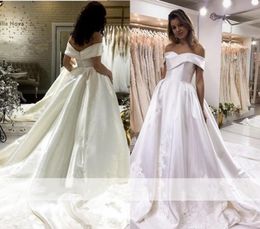 Spring Summer Wedding Dresses 2019 Beautiful A Line Appliques Lace Country Garden Church Formal Bride Bridal Gowns Custom Made Plus Size