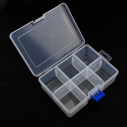 6 Grids 16cm Plastic Detachable Storage Bins Tools/Jewelry/Screw/Diamond/Miniature Toy Desk Organiser Holder