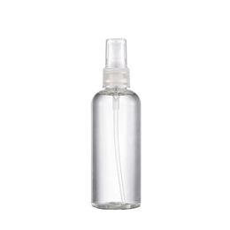 Empty Refillable Container 100ml Overall Plastic Spray Bottle Mini Travel Size Clear Travel Mist Bottles WB2122