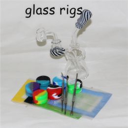 new design 6 3 mini bubbler bongs glass water pipes bong pyrex water bongs with 14mm joint beaker bong dab rig oil rigs