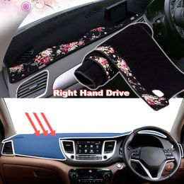 Tommia China decorative pattern Car Dashmat Dashboard Mat Non-slip Dash Board Pad Cover for Hyundai Tucson 2015-2017