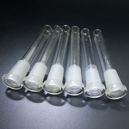 5 Inch Mini Glass Hookahs Nail Downstem Pipes Core Transparent Tube Curved Oil Smoking Accessories