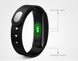 QS80 Smart Bracelet Blood Pressure Blood Oxygen Heart Rate Monitor Smart Watch Fitness Tracker Sports Smart Wristwatch For iPhone Android