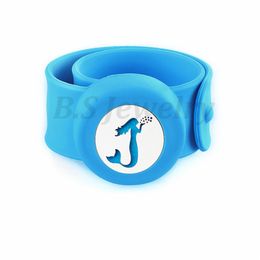 mermaid Charm Bracelet Kid Jewellery Silicone Slap Bracelets Essential Oils Diffuser Wristband Anti-Mosquito Bracelets & Bangles For Kids