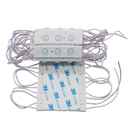 High Voltage AC 220V 110V 3030 3 LEDs Injection Module Lights With Lens High Power 200pcs by DHL