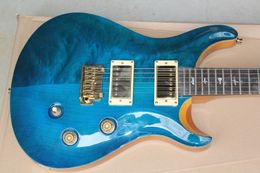 New to blue electric guitar, high quality guitar custom shop, free shipping!01