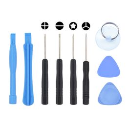 9 in 1 Repair Opening Tools Kit Pry Tool With iPhone 4 4G 5 5S 6 6Plus 6S 7 8 X Custom 2000pcs/lot