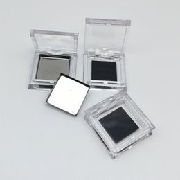 Square plastic box,Eye shadow Blusher Pressed powder plate with magnet packing container Fast Shipping F3386