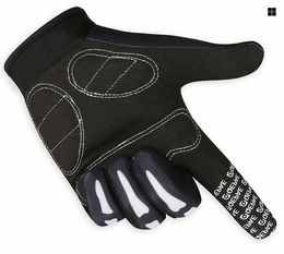 Fashion-Biker Racing Winter Five Fingers Gloves Finger Protected Skull Printed Breathable Gloves