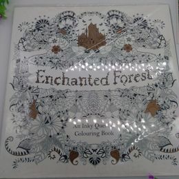 2015 Best Sales Edition Enchanted Forest Secret Garden An Inky Quest Coloring Book For Relieve Stress Graffiti Painting Drawing