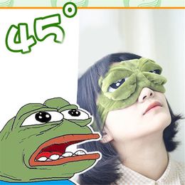 Cute Sad Frog 3D Eye Mask Cover Sleeping Funny Rest Sleep 