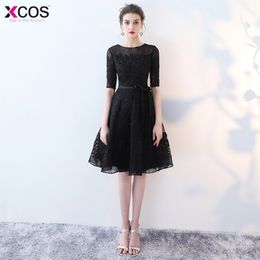 simple gown black