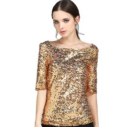 blusas brillantes de moda
