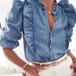 Distribuidores de Descuento Blusas De Jean 2021 en Venta en DHgate.com