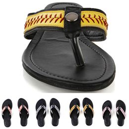 baseball flip flops wholesale