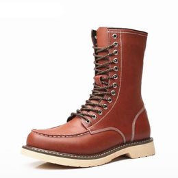 Bottes homme mi mollet marron Clearance