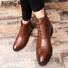 boots homme cuir italienne