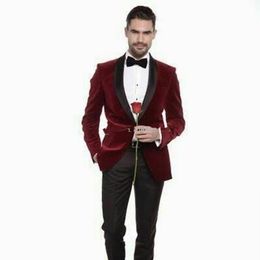 red velvet coat mens