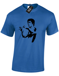 Velocitee Mens Vest Bruce Lee Kung Fu W12131