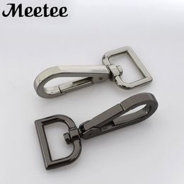 10x Metal Paracord Snap Hook Silver Tone 9mm Oval Swivel Snap Clip Bag Key Ring