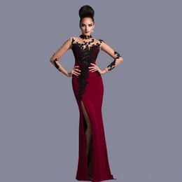 robe longue droite noire