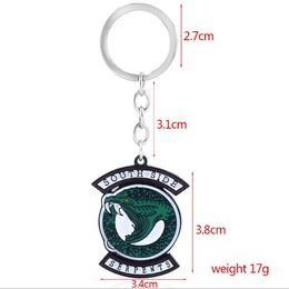 Fullmetal Alchemist Cross Snake Metal Keychain Bag Car Key Ring Anime Fan Gift