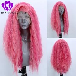 pink wig high quality