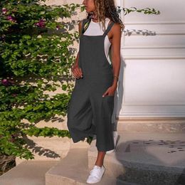 pipigo Womens Solid Playsuit Linen Romper Long-Sleeve Jumpsuit pipigo Womens Solid Playsuit Linen Romper Long-Sleeve Jumpsuit