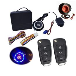 Hot 1-Way Alarm System Remote Keyless Entry Car Engine Start Stop Push Button GL