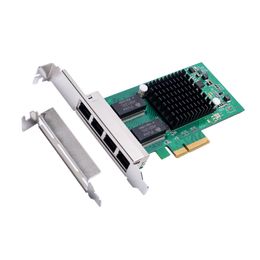 Semoic Pci Dual Rj45 Port Gigabit for Ethernet LAN Network Card 10/100/1000Mbps for Intel 