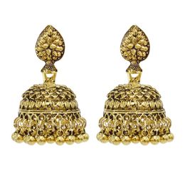 India Jhumka Campana Blanca Borlas Orejas De Oreja Femenina, India Jhumka Campana Blanca Borlas Orejas De Oreja Femenina,
